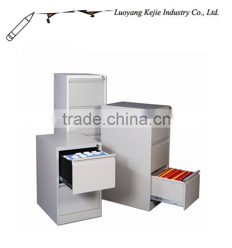 Fireproof colorful lateral three drawer steel storage filling cabinet