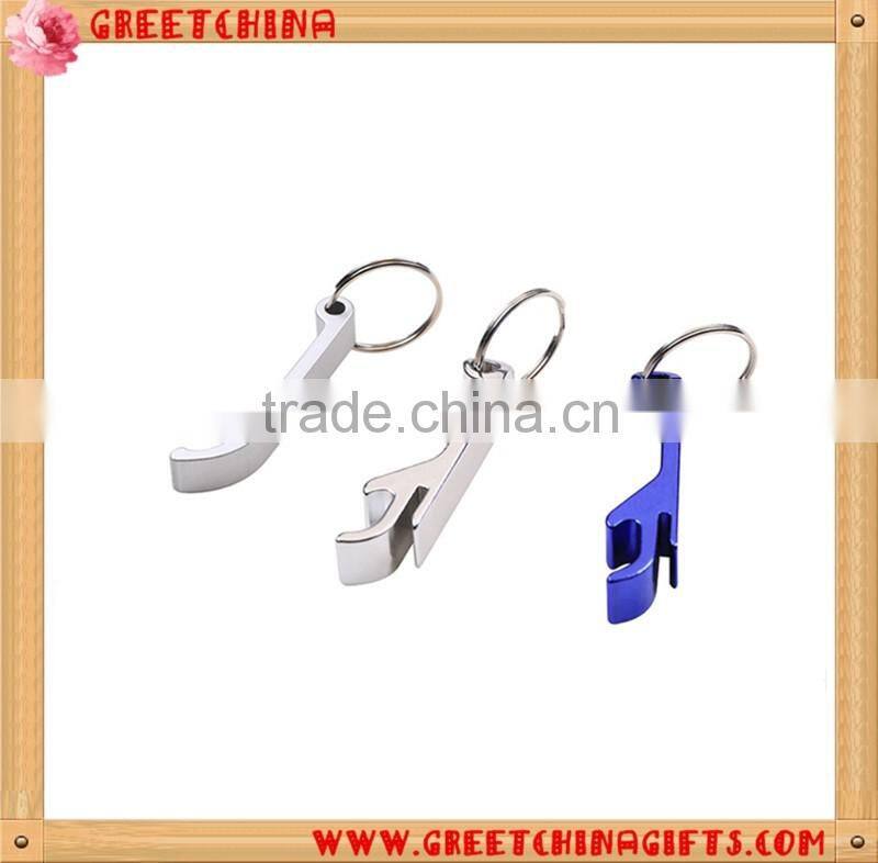 Creative custom shaped metal bottle opener key rings keychains