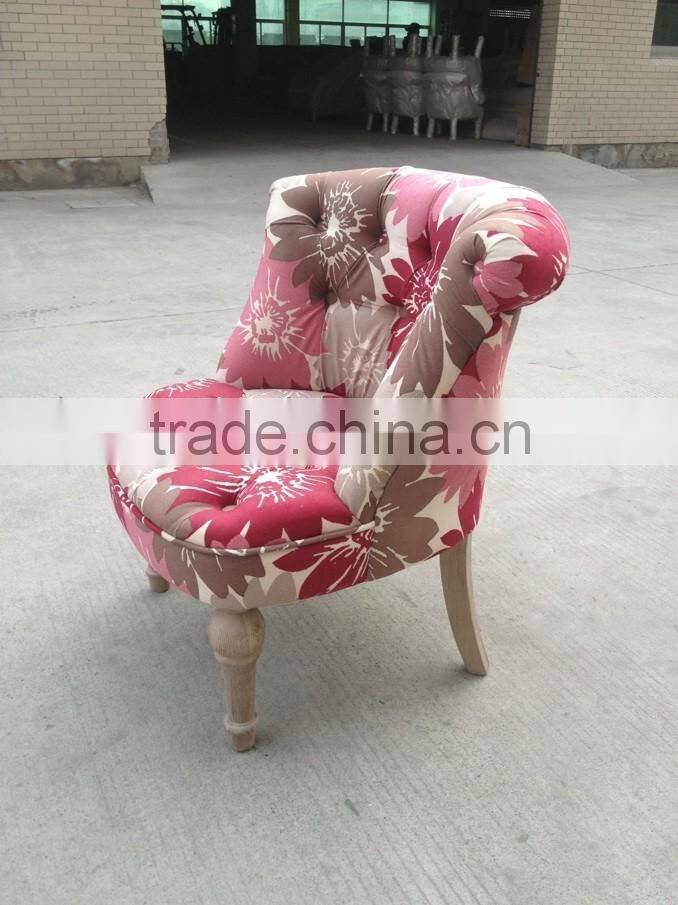 French style small living room sofa chair
