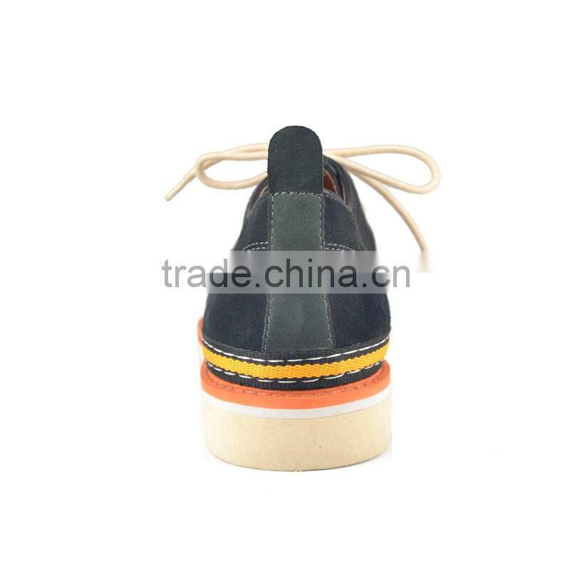 Newest cow Suede Fashion Flat Men Sneakers Casual Oxford Shoes Men Leather Shoes