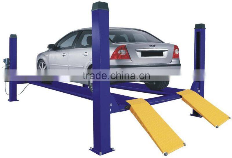 4 post car parking mechanism CE certificate high quality mechanical parking lift