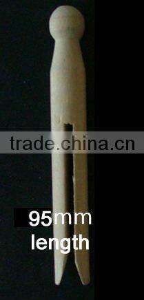 Natural Craft Wood Dolly Pegs 95mm length