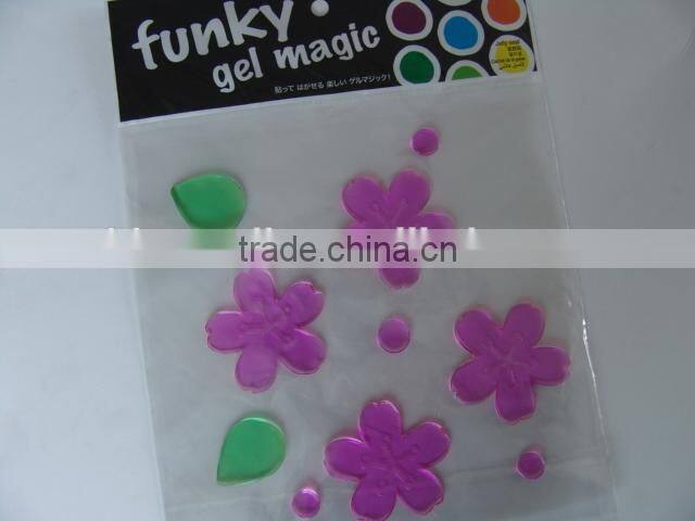 2014 new window gel jelly stickers