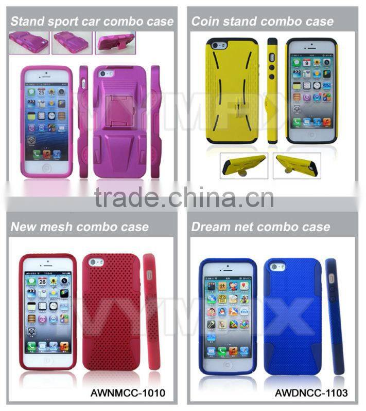 tpu and pc combo case for ipad mini case