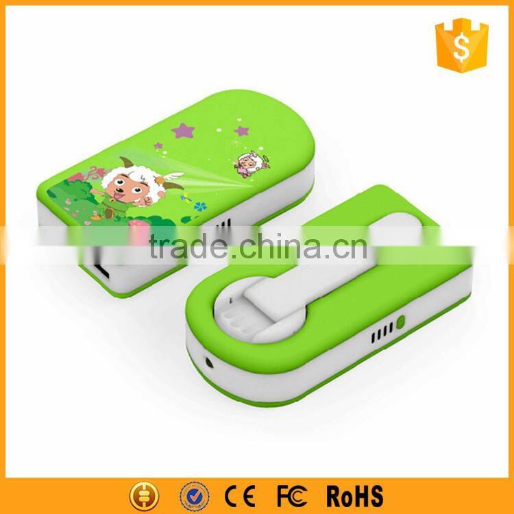 Outdoor emergency hand crank dynamo power bank 2600mah