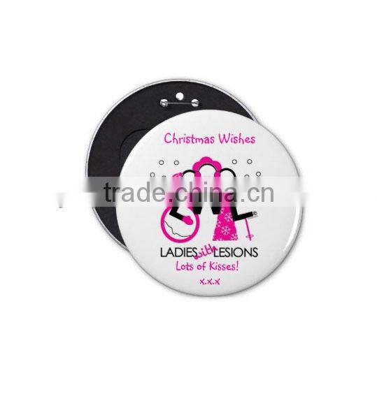 Christmas Badge Santa Badge Round Badge