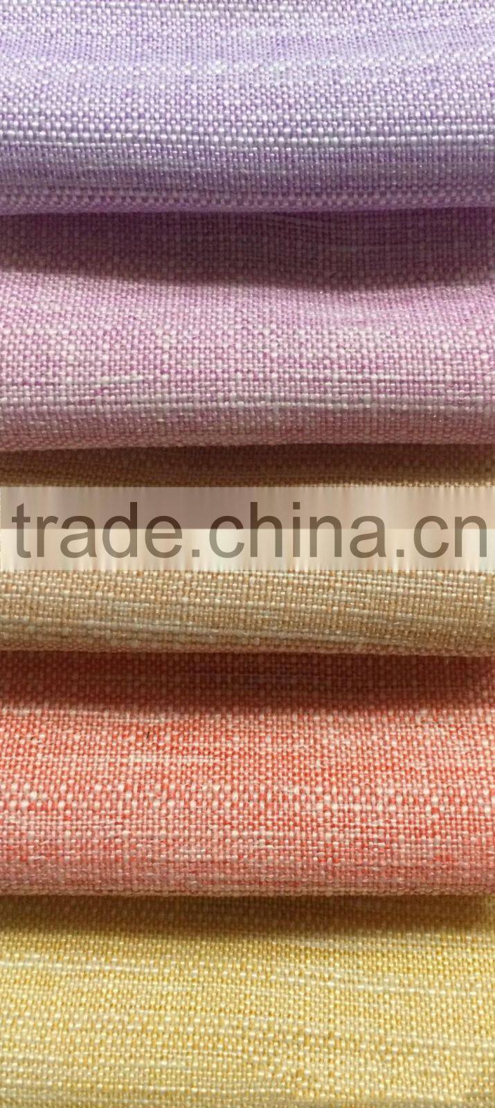 Wholesale High-end Linenette 100% Polyester Fabric