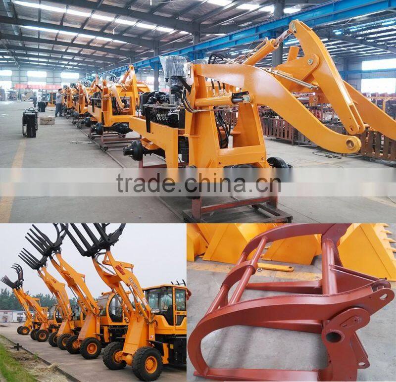 Pallet Forks Grass Wheel Loader Free Spare Parts