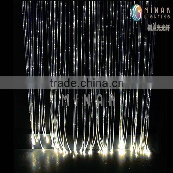 china supplier side glow optic fiber pool lighting