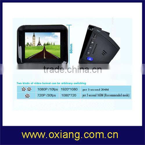 1080p Full HD Ambarella Chipset G-sensor HDMI Car DVR support External GPS