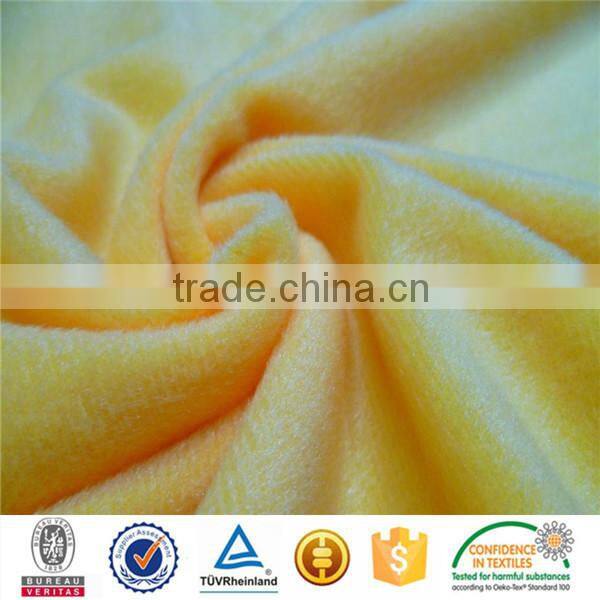 100%polyester flat yarn plush velboa long pile fur fabric