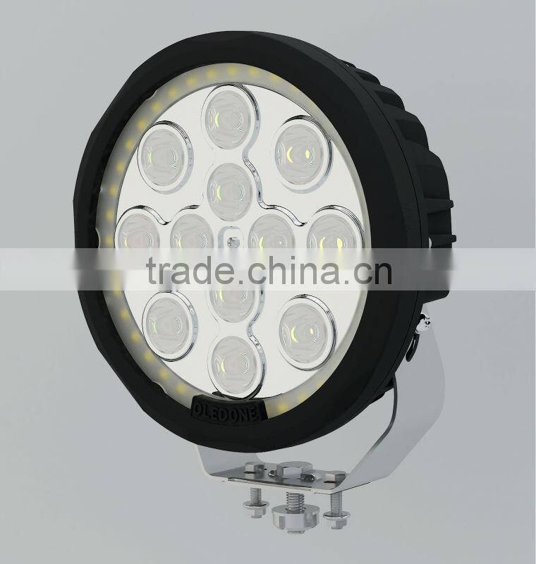 120W 8" 10800lm LED Auxiliary Driving Lights