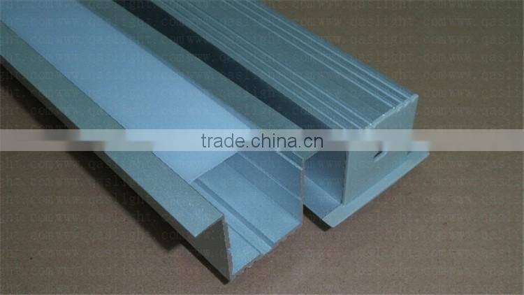 QS-A62 55X31MM Aluminum LED Profile For Stairs Lighting