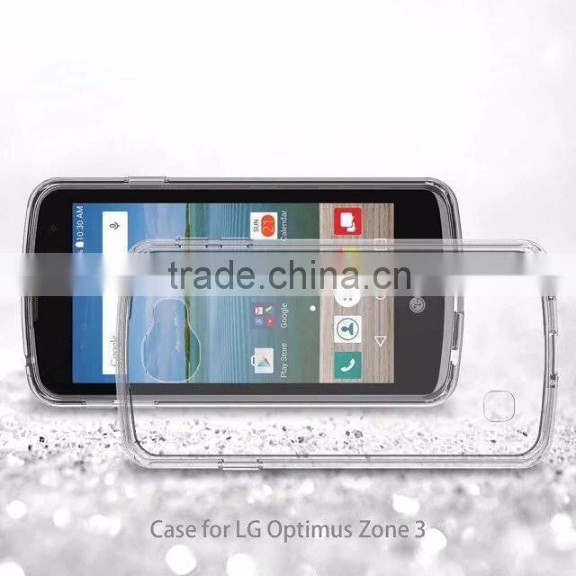 Samco New Fashion Shockproof Scratch Resistant Clear Defender Armor Case For LG K4