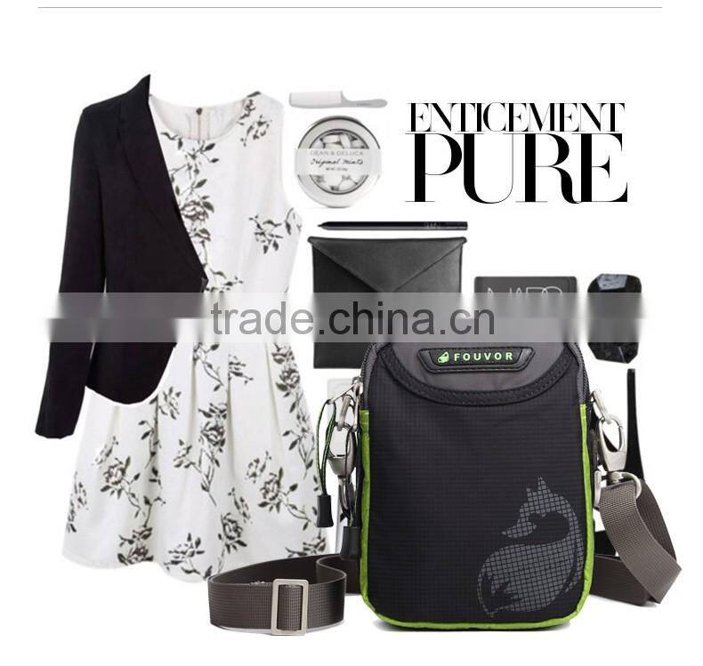 2016 Factory Colorful Custom logo Single Strape Shoulder Messenger Bags for Lady and Men