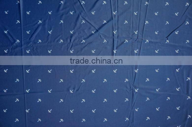 discount print boat anchor fashion bikini material stock fabric suppliers