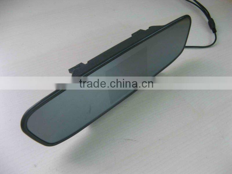 12voltage waterproof CMOS reversing camera rear view 3.5inch mirror TFT display system PSV-2-350