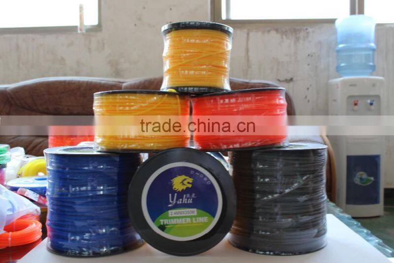 2% discount grass brush cutter colorful Nylon trimmer line