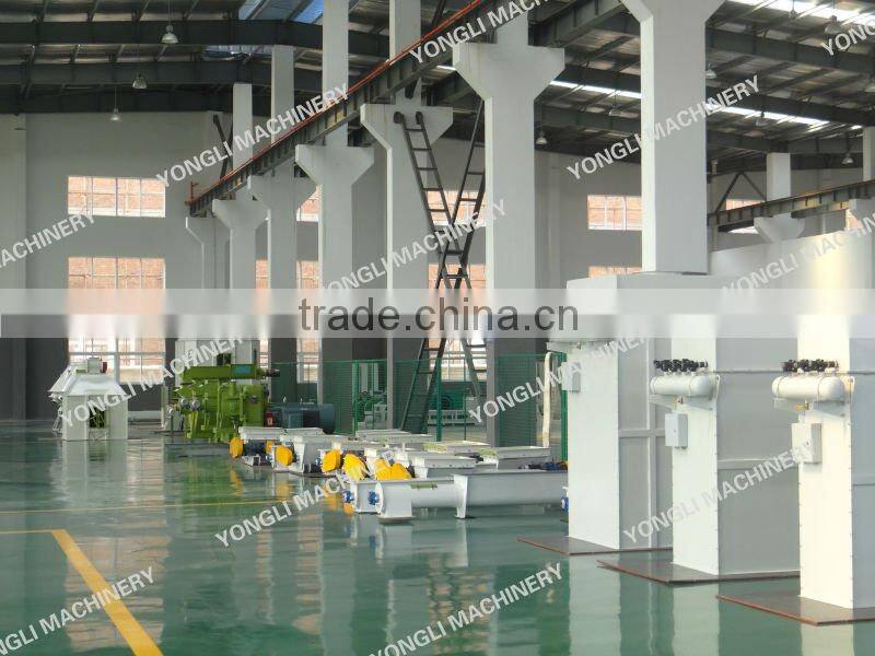 Woodchips waste olive slag cane palm fiber cotton stalk coconut slag EFB ring die pellet mill machine