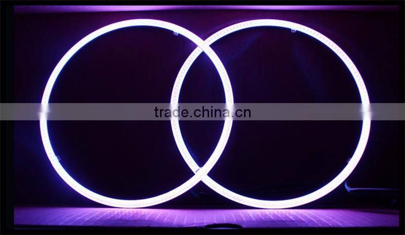 Wholesale factory price led angel eyes halo ring 145mm full circle 81SMD 2835 led light for car headlight