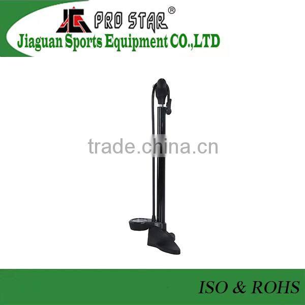 China supplier professional PRO STAR bicycle floor pump with gauge