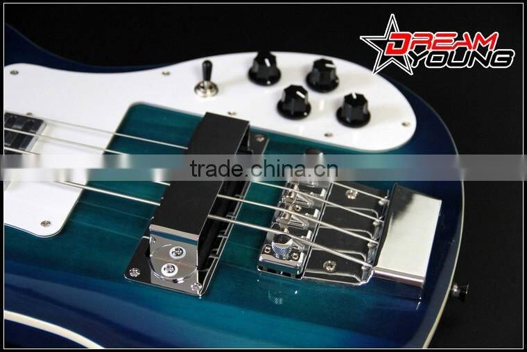DS-EB6011 Blue Color Canadian Maple Neck Bass Guitar
