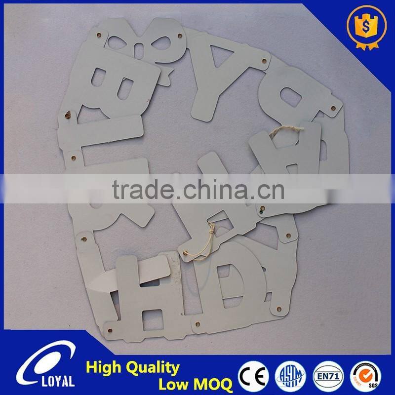 Party paper "happy birthday" Hanging Banner