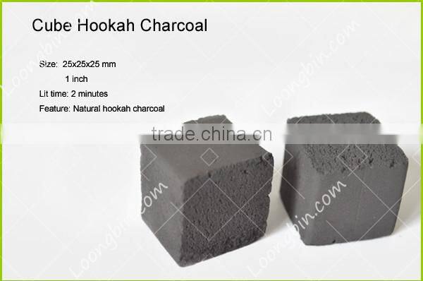 Long burning time hookah application coconut charcoal briquette