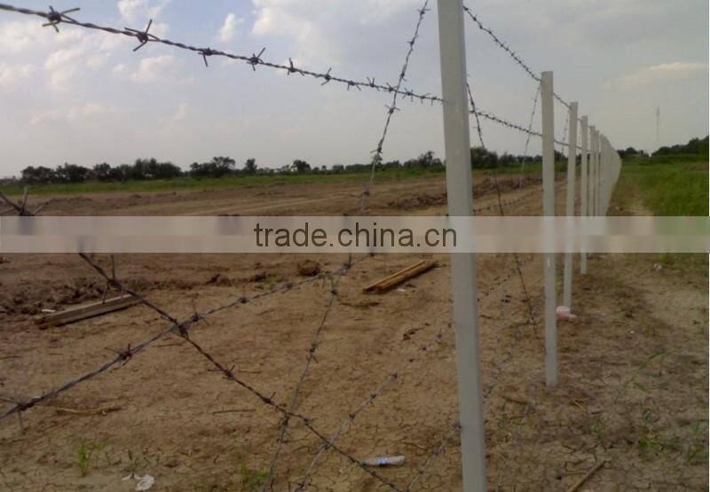 China Manufacturer Wholesale Cheap Barbed Wire , pvc coated barbed wire price per roll , low price barbed wire roll fence
