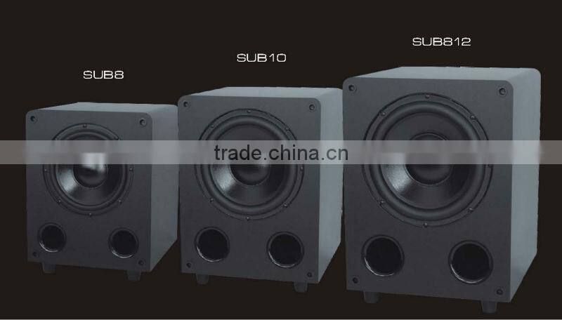 SUB-8 dongguan supply 8 inch professional hi-fi active Subwoofer