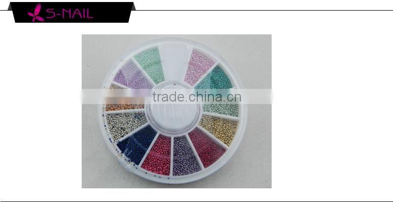 12 colors gold & silver caviar nail beads, caviar nail art,nail art caviar
