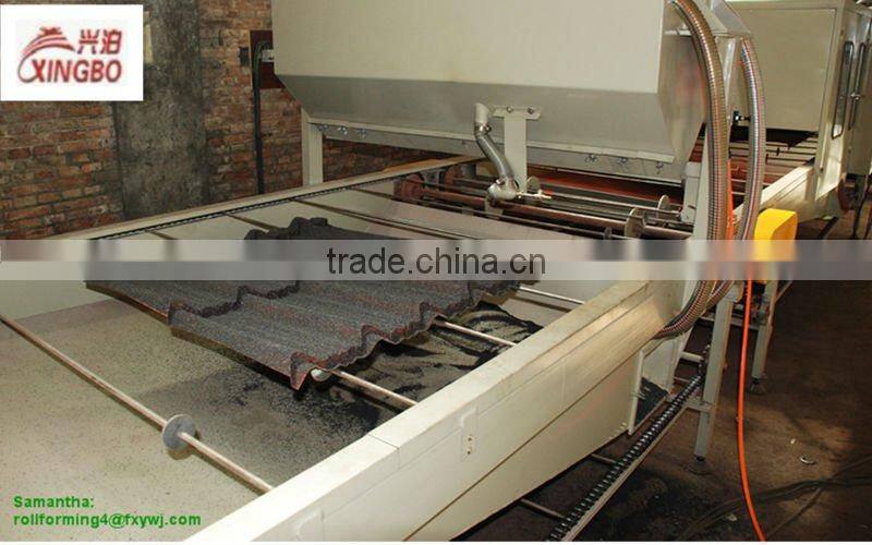 stone roofing tile machine