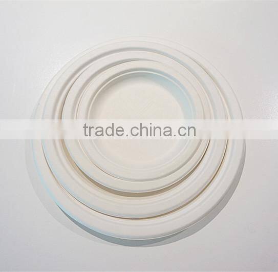 Disposable Biodegradable Bagasse Round Plates
