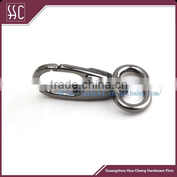 Hot selling zinc alloy snap hook with hanf bag, bag hardware