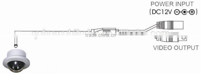 Vandalproof Embeded Mini Dome Camera For Inside Car / Lift And Taxi