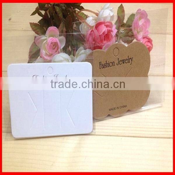 Fancy Customized Printed Paper Cards Of Jewelry Accessory