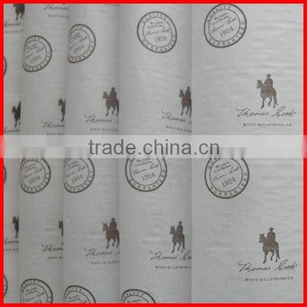 Fashionable Logo Printed Transparency Wrapping Paper Wholesale