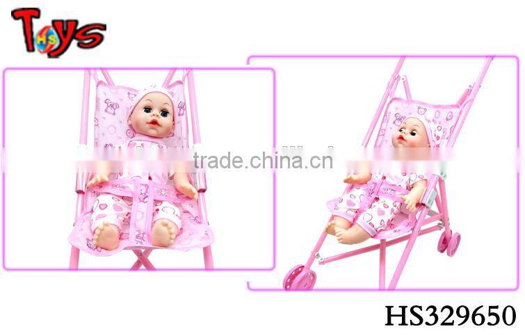 plastic doll stroller cheap boy lifelike baby doll toy