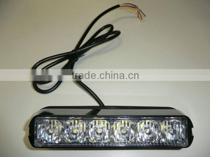E-MARK LED Strobe Lightheads /LED Security Emergency Flash Strobe light /Dash light /Grille light(SR-LS-LD-6),1W LED,ECE MARK,E9