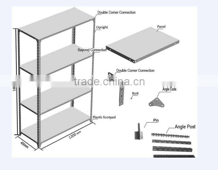 Storage Light duty Angle steel racking