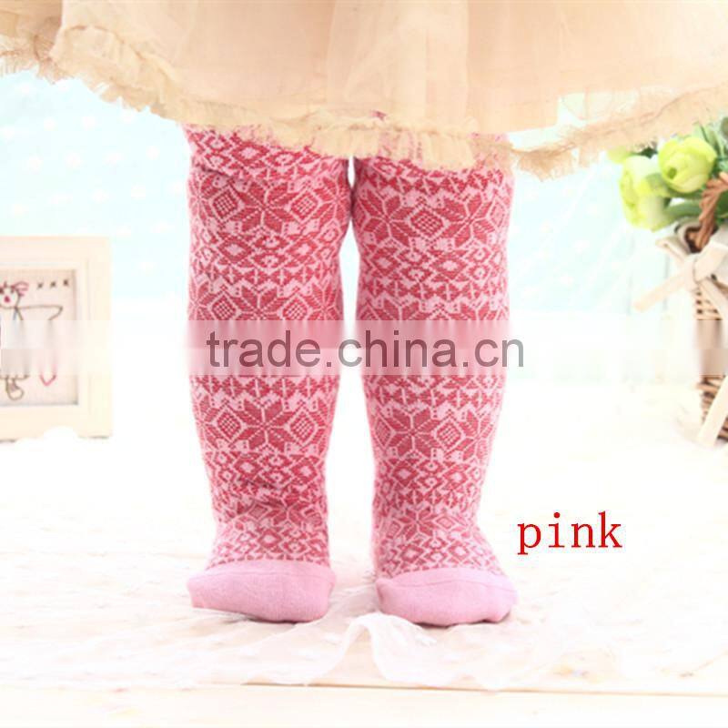 fashion design national style hosiery tube tights for girls