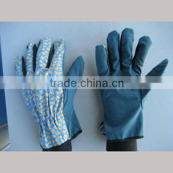 mini pvc dotted garedening working safety gareden glove