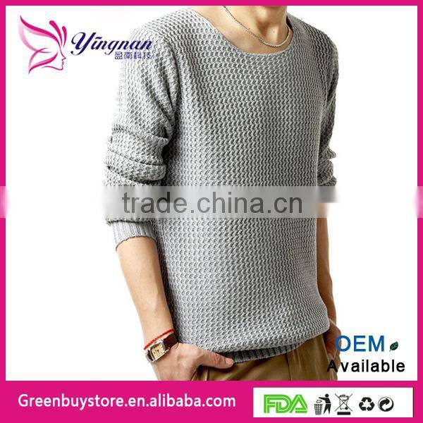2014 Autumn pullover sweater male o-neck sweater long sleeve knitted