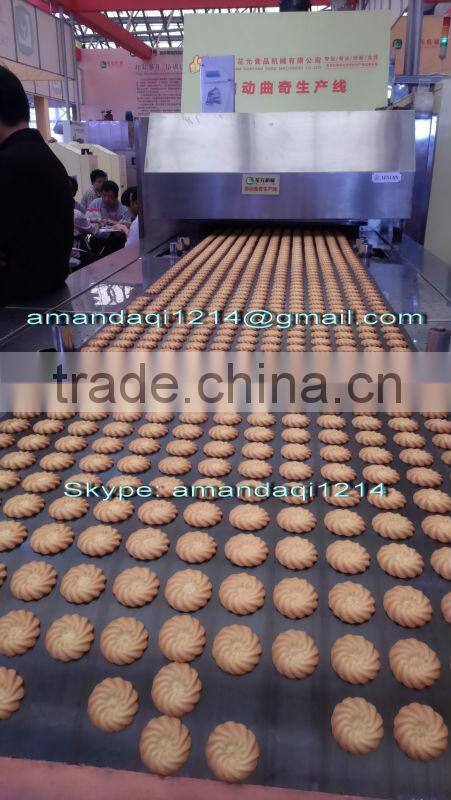 cookies baking tunnel oven