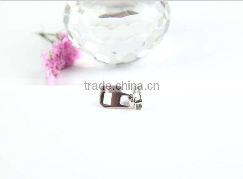 Custom High Quality Hot Sale Silver Metal Zipper Puller