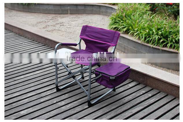 2016 Hot Lightweight Tall Folding Aluminum Folding Chair with Cooler Bag