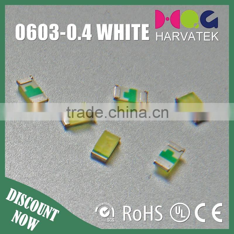 7000-11000K 0.4T sanan chip 25mA good price 0603 white led smd