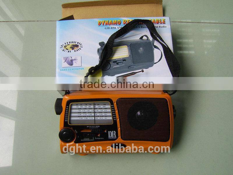 hand crank dynamo rechargeable portable torch radio dealers Radio