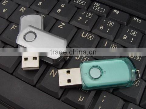 Most popular metal twist swivel USB great for gift market promotioal USB stick
