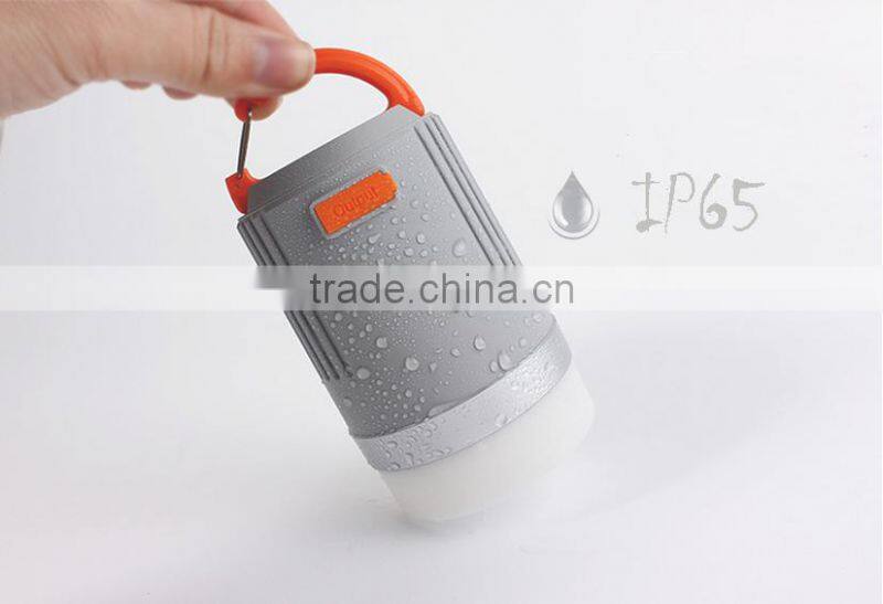 smart outdoor activity multifunction emergency LED light support bluetooth music display